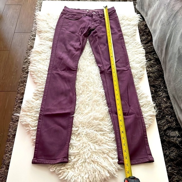 MIH Stretchy Skinny Jeans! Vintage Purple skinnies to hug your curves!Boho Sz 24 - Picture 3 of 8